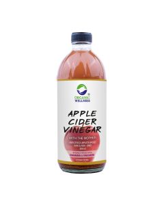 Organic Wellness Apple Cider Vinegar with Mother, Cinnamon & Fenugreek 500 ml	