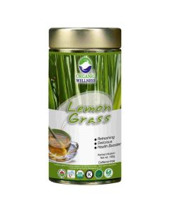 Organic Wellness Blossom Lemongrass 100 grams Tin Pack		