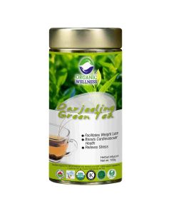 Organic Wellness Darjeeling Tea 100 Gram Tin	