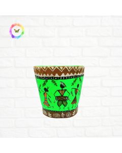 Eco-Friendly Tribal Warli Art Planter