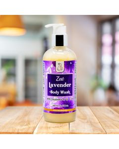 BBO Zest Forever Lavender Body Wash with Argon & Vit E Oil For Dry Skin (300 ml)