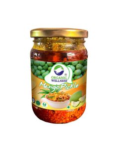 Organic Wellness Mango Pickle 250 gm Bottle	