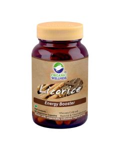 Organic Wellness Licorice 90 Capsules Bottle	