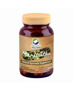 Organic Wellness Manjishtha 90 Vegetarian Capsules		