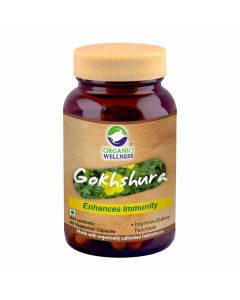 Organic Wellness Gokhshura 90 Vegetarian Capsules	