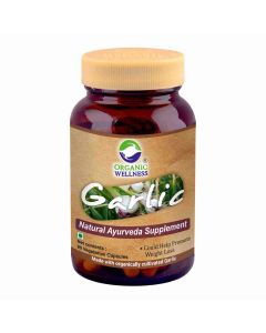 Organic Wellness Garlic 90 Vegetarian Capsules	