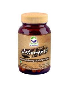 Organic Wellness Jatamansi 90 Vegetarian Capsules	