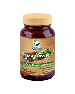 Organic Wellness Yograj Guggul 90 Vegetarian Capsules	