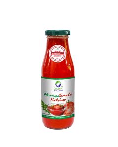 Organic Wellness Moringa Tomato Ketchup 350 Gram Bottle	