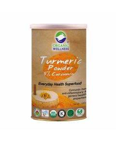 "Organic Wellness Turmeric Powder - 5%  Curcumin 100 grams"	