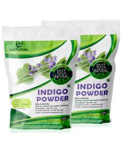 Natural Health Products Indigo Powder - Black (200 Gm*2 pack) - 400g