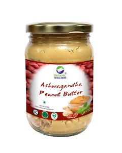 Organic Wellness Ashwagandha Peanut Buttler 250 Grams Bottle	